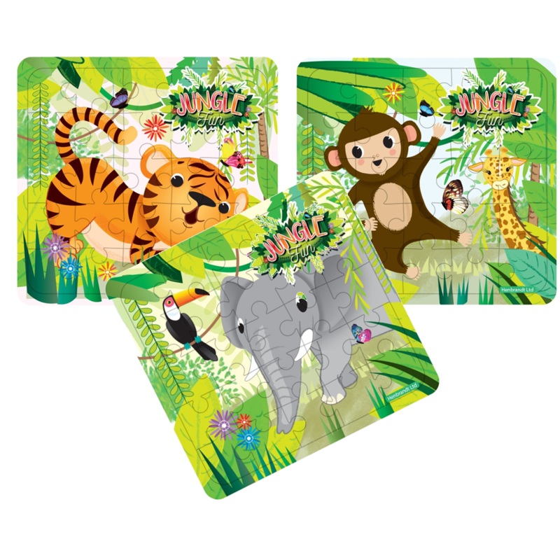 Jungle Jigsaw Puzzle Unisex Party Bag Filler