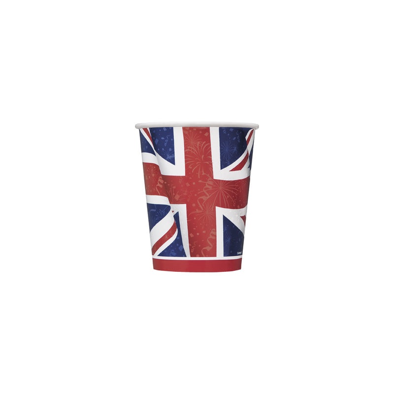 UNION JACK CUPS 266ML 8PK