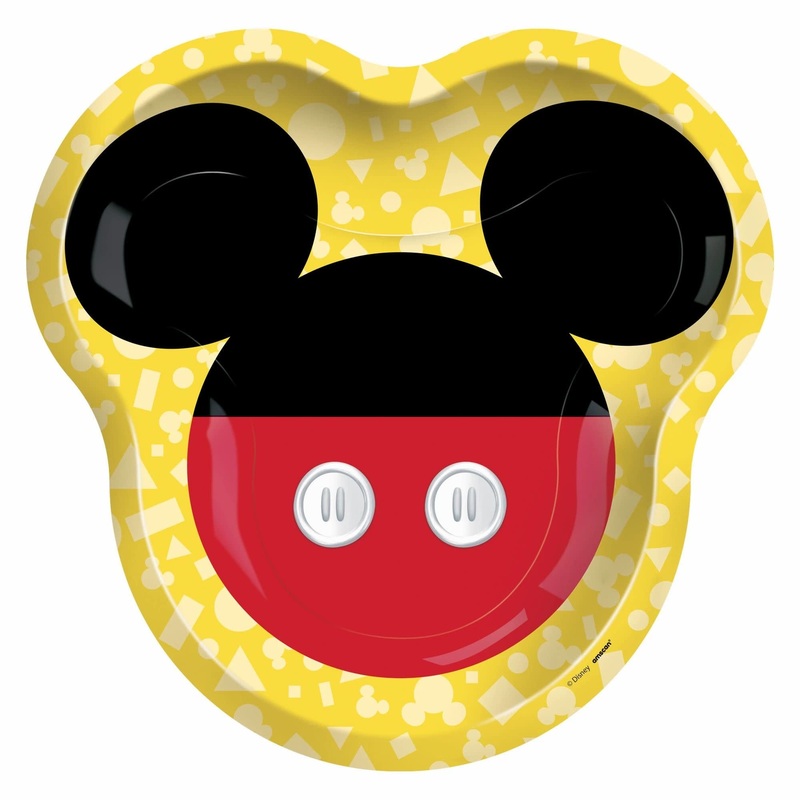 Assiettes 10.5Po En Forme (8) - Mickey Mouse