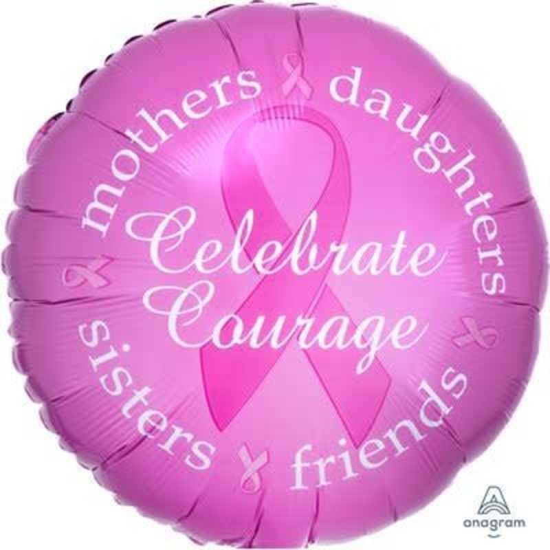 Ballon Mylar 18Po - Cancer Du Sein