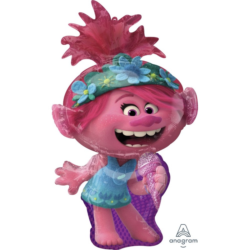 Ballon Mylar Supershape 36Po - Trolls