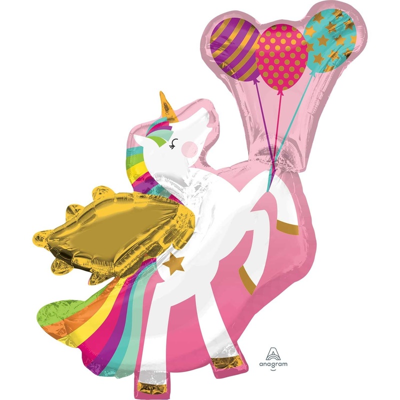Ballon Mylar Supershape - Licorne Et Ballons