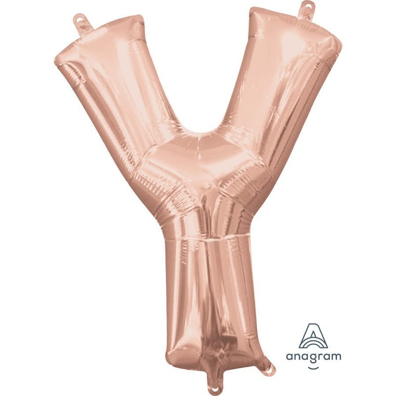 Ballon Mylar 16Po - Y Rose Gold