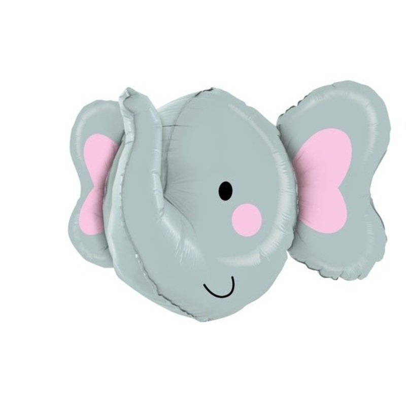 Ballon Mylar Supershape - Tte D'lphant (3D)