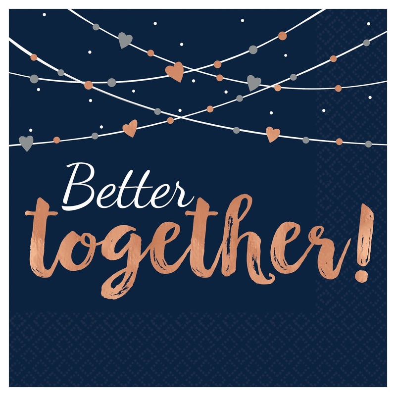 Serviette De Table - Navy Mariage