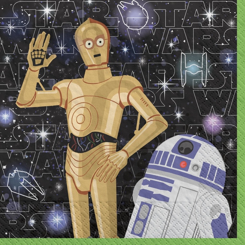 Serviettes  Cocktail (16) - Star Wars (Galaxy D'Aventure)
