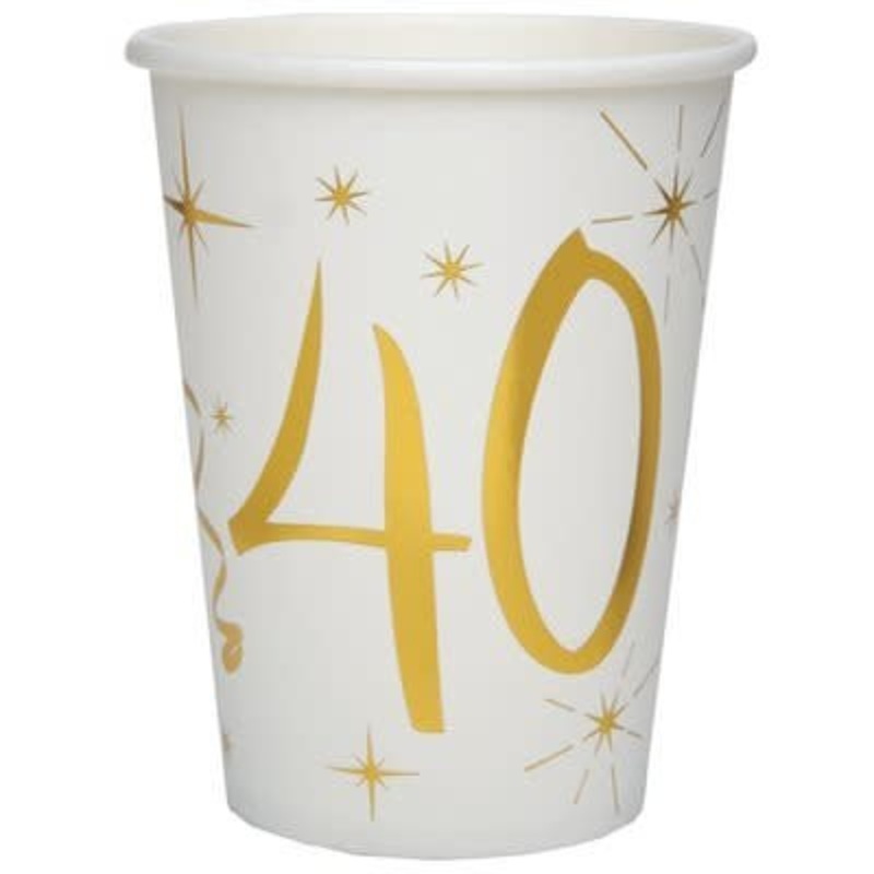 Verres 9Oz - Or 40 Ans (10)
