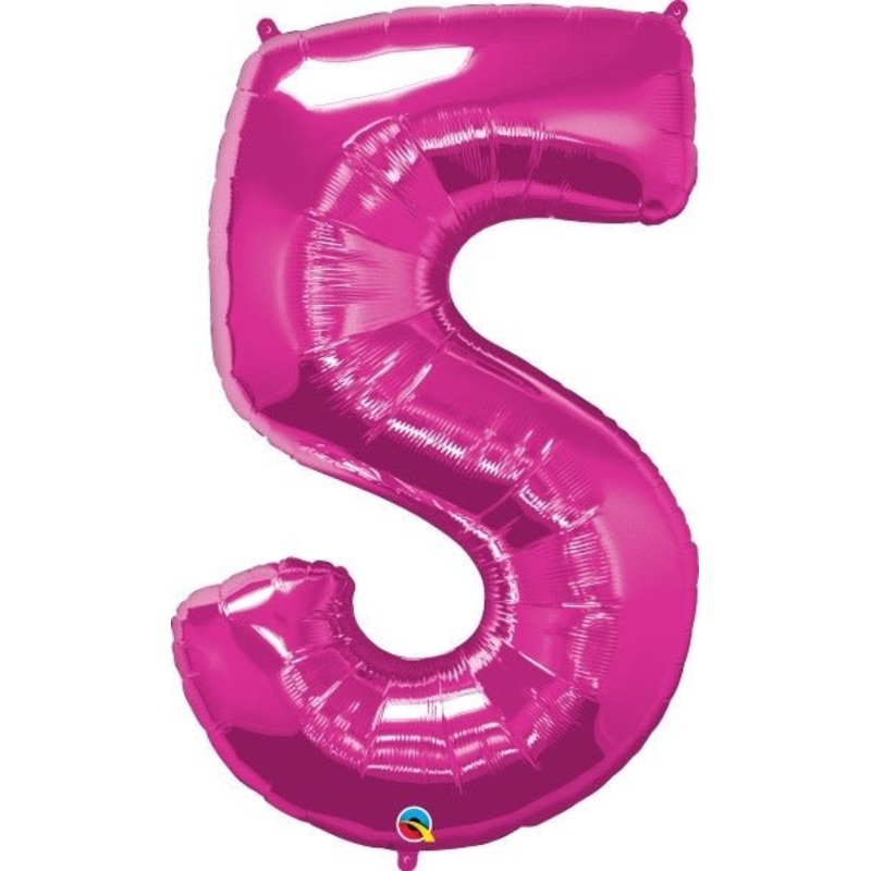 Ballon Mylar 16" - 5 Rose