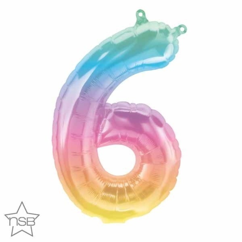 Ballon Mylar 16" - 6 Pastel