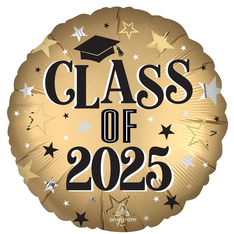 Ballon Mylar 18Po - Graduation (Class of 2025)