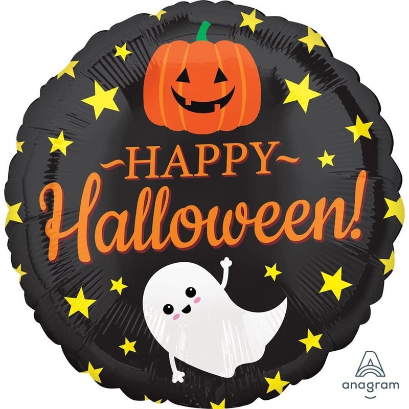 Ballon Mylar 18Po - Happy Halloween