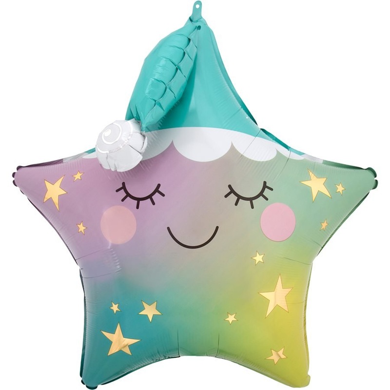 Ballon Mylar Multishape - Etoile Endormi