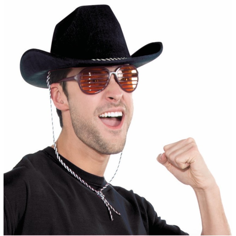 Chapeau Deluxe De Cowboy Noir