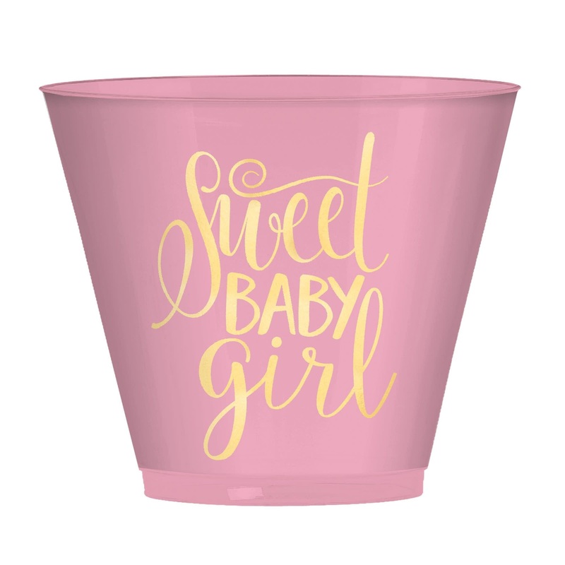 Verre Gobelet 9Oz (30) - Sweet Baby Girl