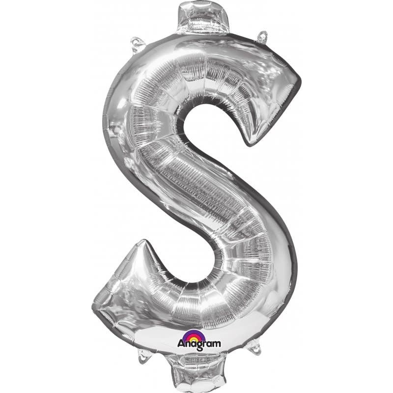 Ballon Mylar 16" - $ Argent