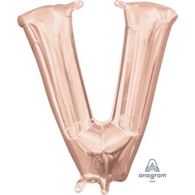 Ballon Mylar 16" - V Rose Gold
