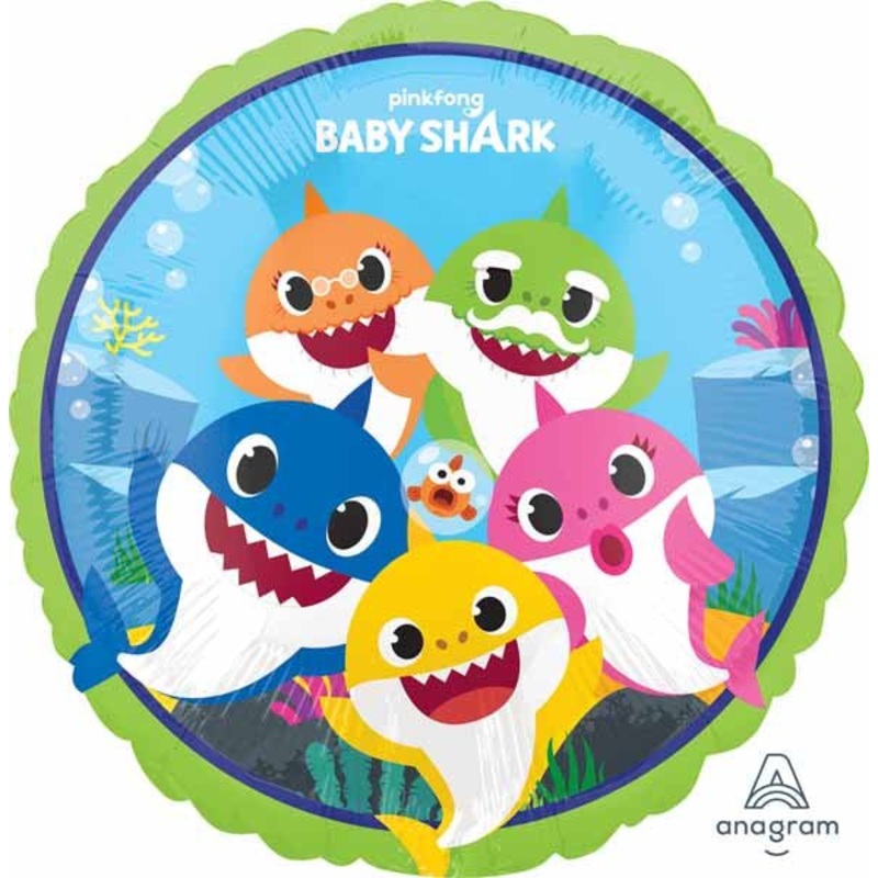 Ballon Mylar 18Po - Baby Shark