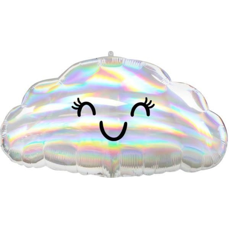 Ballon Mylar 18Po - Nuage Souriant