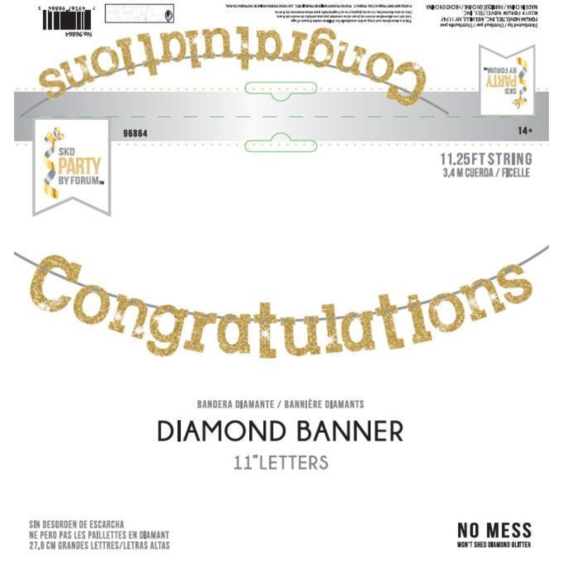 Bannire Congratulations Or - Graduation