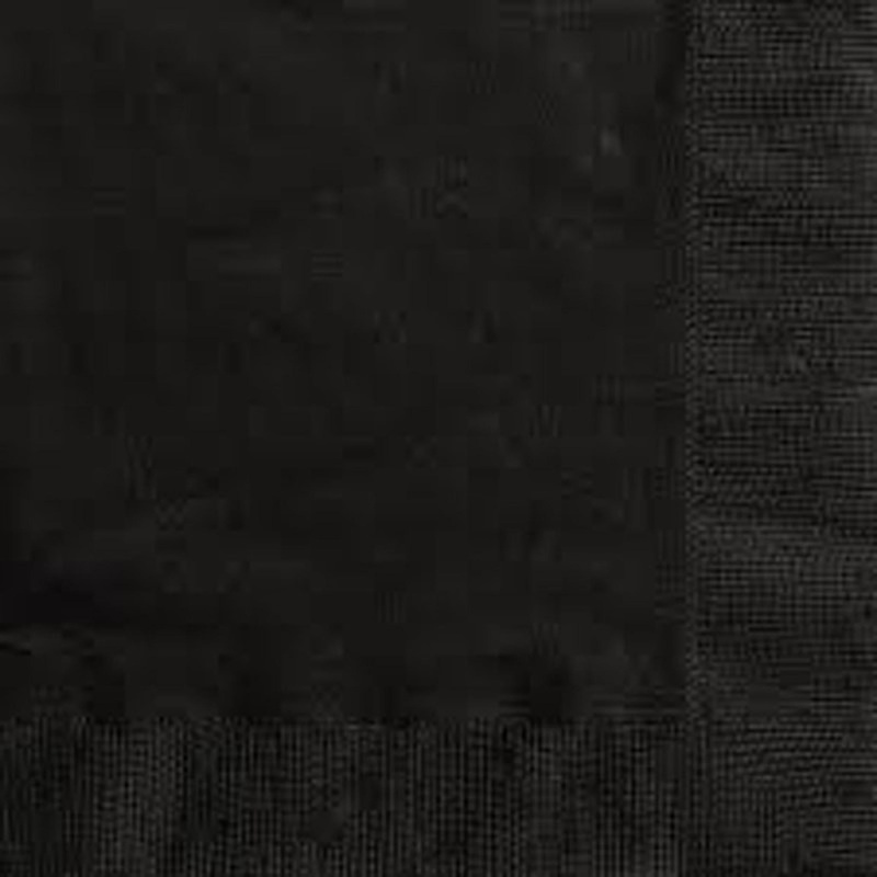 Serviettes de table (20) - Noir