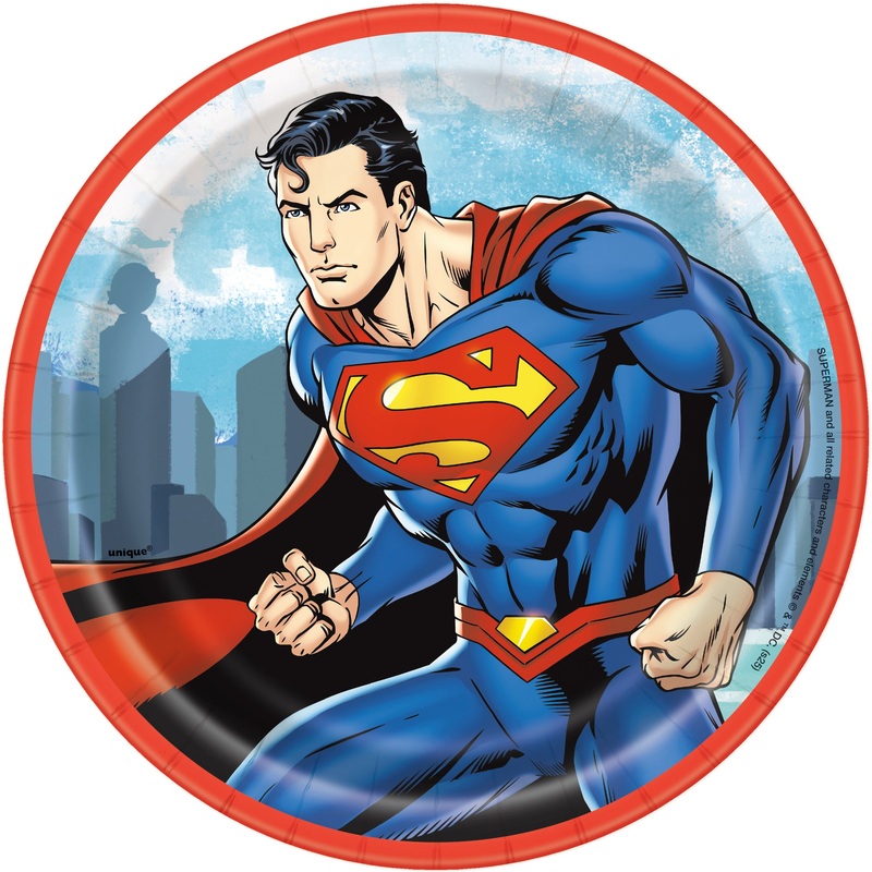 Assiettes 7po (8) - Superman