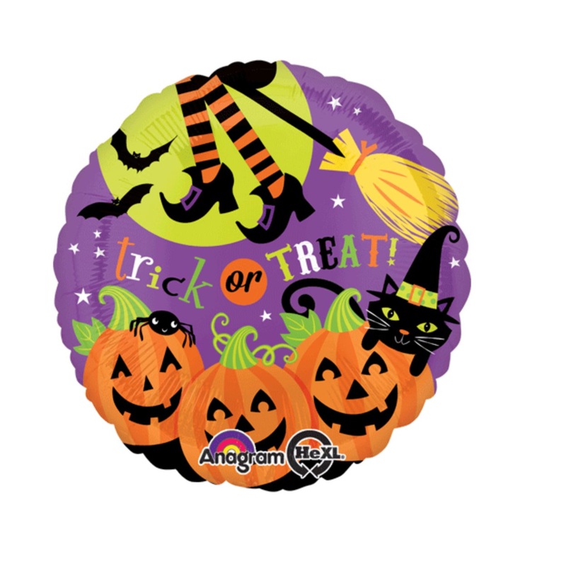 Ballon Mylar 18Po - Halloween "Trick Or Treat"