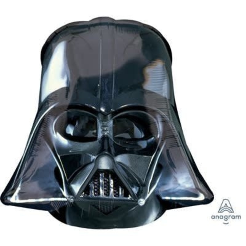 Ballon Mylar Supershape 25Po - Casque Darth Vader