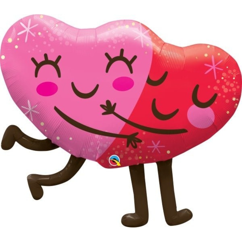 Ballon Mylar Supershape - Personnages Coeurs