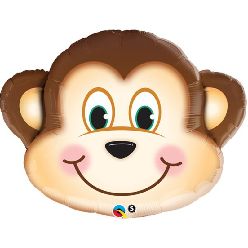 Ballon Mylar Supershape - Tte De Singe