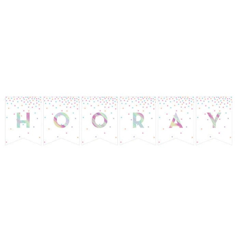 Bannire  Fanion: Hooray - Iridescent