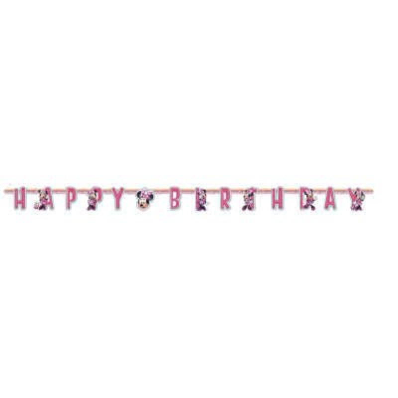 Bannire Happy Birthday - Minnie Mouse