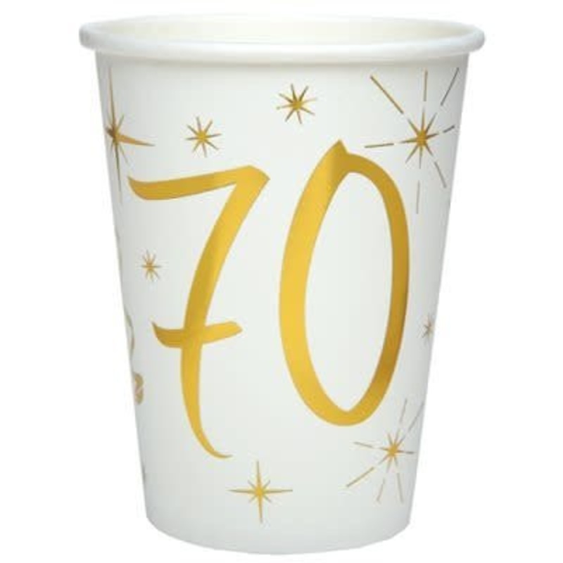 Verres 9Oz - Or 70 Ans (10)