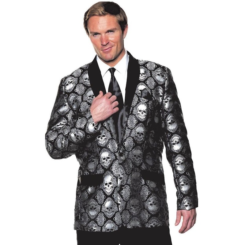 Veste Jacquard Squelette Pour Adulte