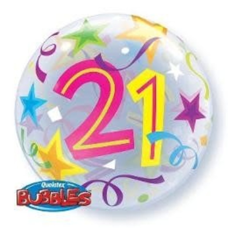 Ballon Bubble - 21 Ans
