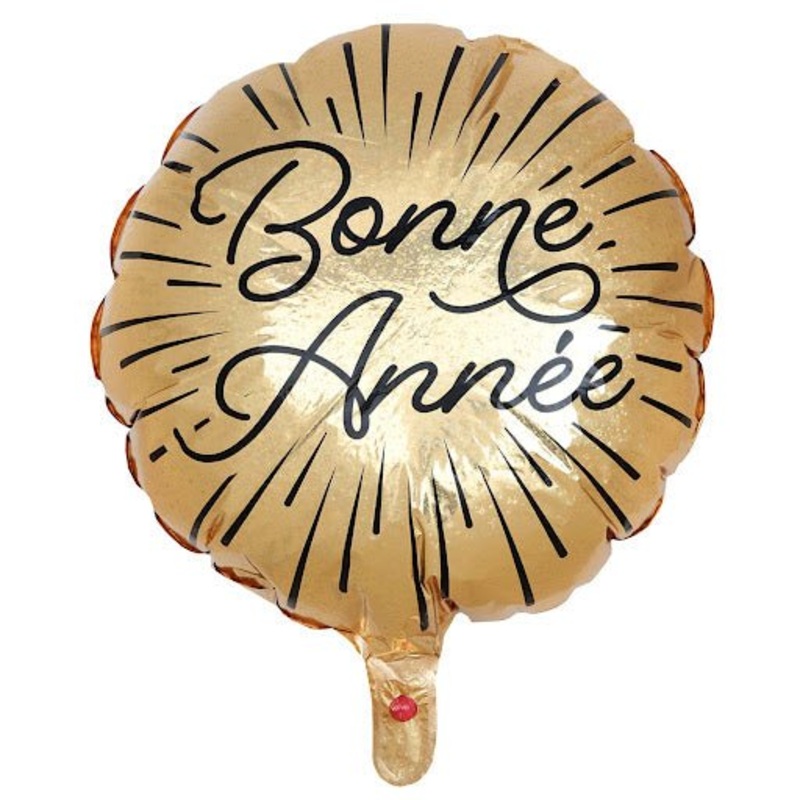 Ballon Mylar 18Po - Bonne  Anne Or
