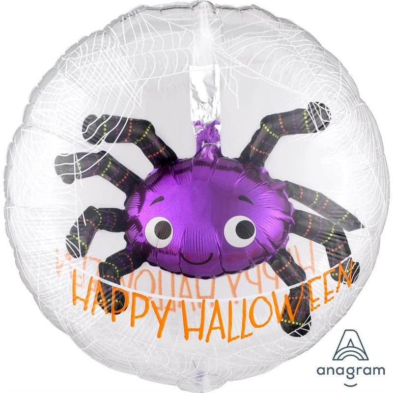 Ballon Mylar Bubble Insiders - Halloween (Araigne)