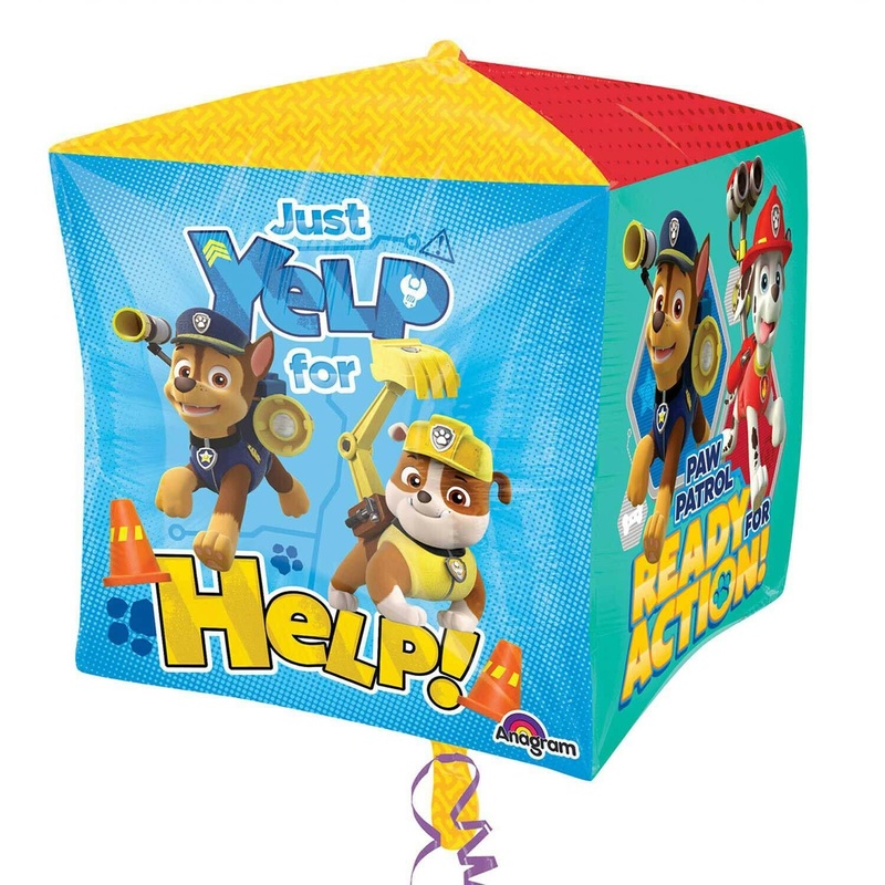 Ballon Mylar Cubez 15" - Pat'Patrouille