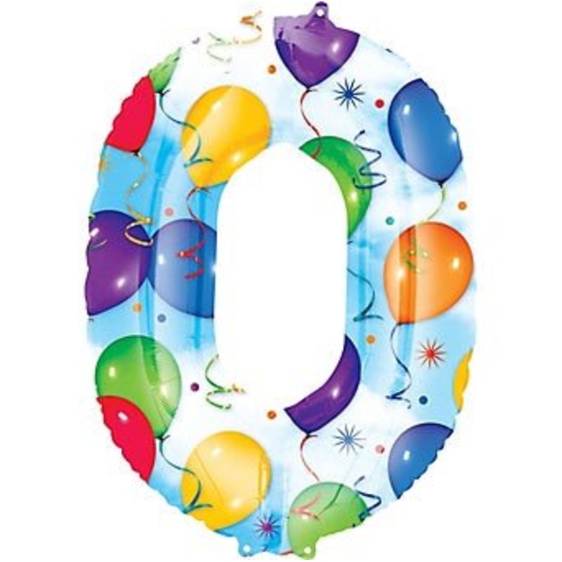 Ballon Mylar Supershape - 0 Motifs Ballons