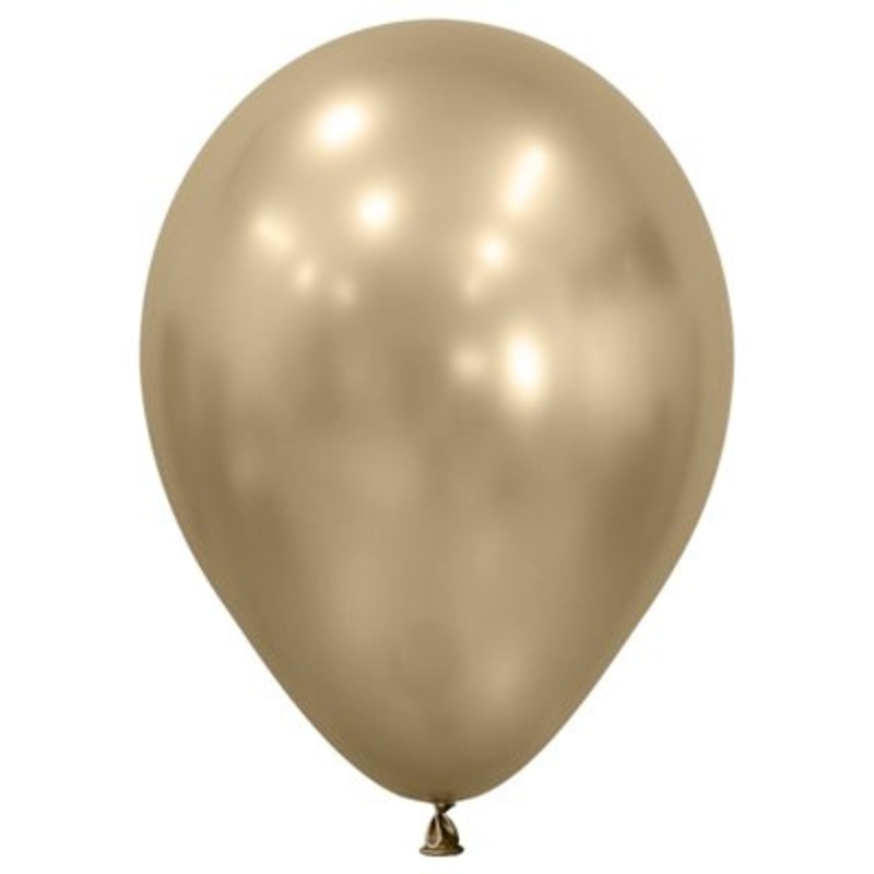 Sac De 50 Ballons 11Po - Or crpuscule soie