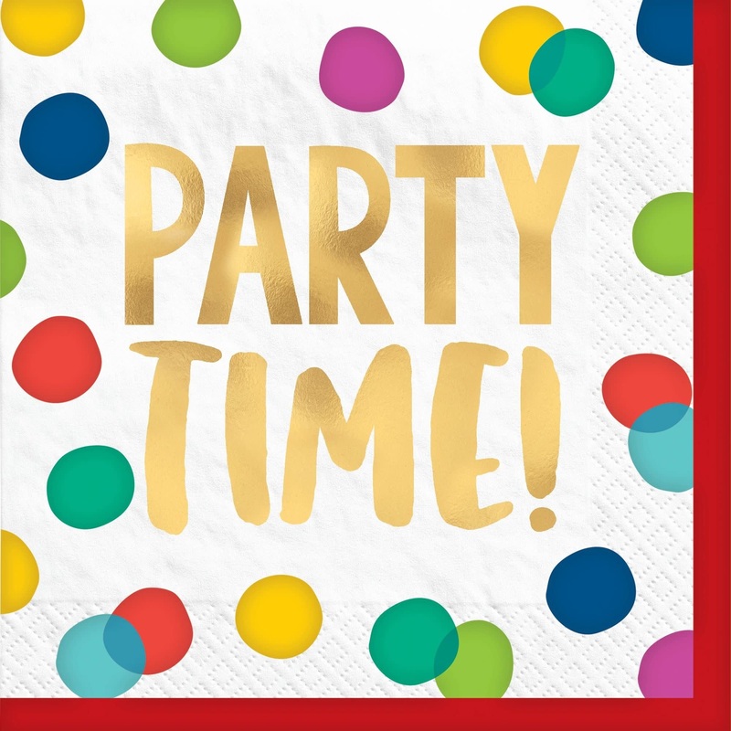 Serviette De Table - Party Time