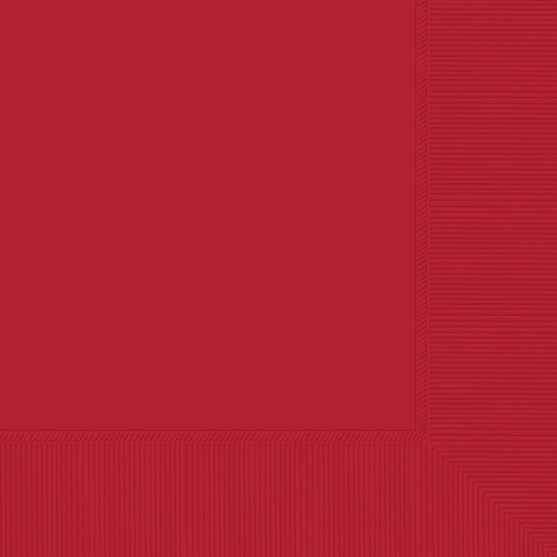 Serviettes Cocktail (40) - Rouge pomme
