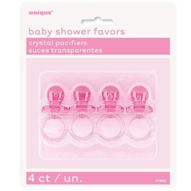 Suces Transparentes Rose (4Pc)
