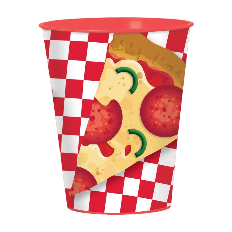 Verre De Plastique 16Oz - Pizza