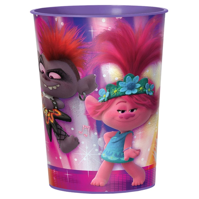Verre En Plastique 16 Oz - Trolls