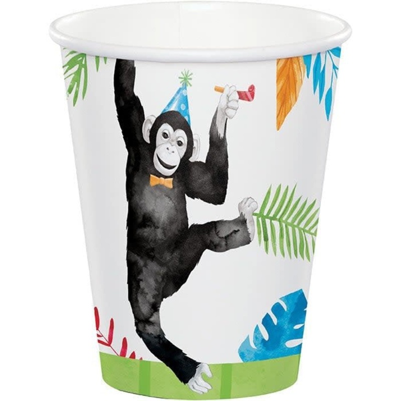 Verres 9Oz (8) - Animaux En Fte