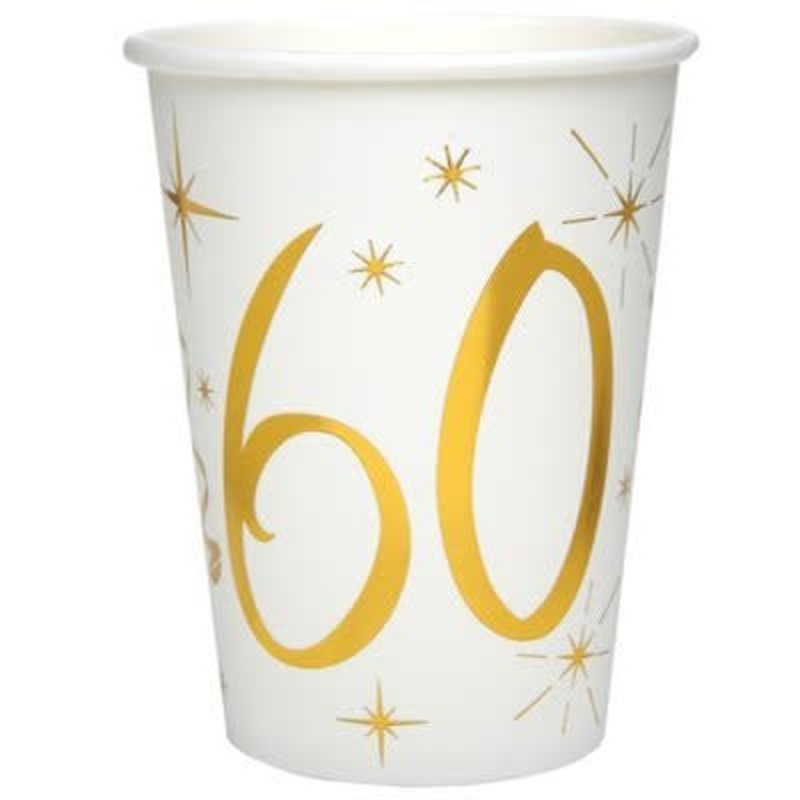 Verres 9Oz - Or 60 Ans (10)