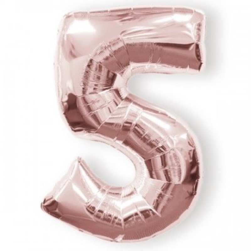 Ballon Mylar 16" - 5 Rose Gold