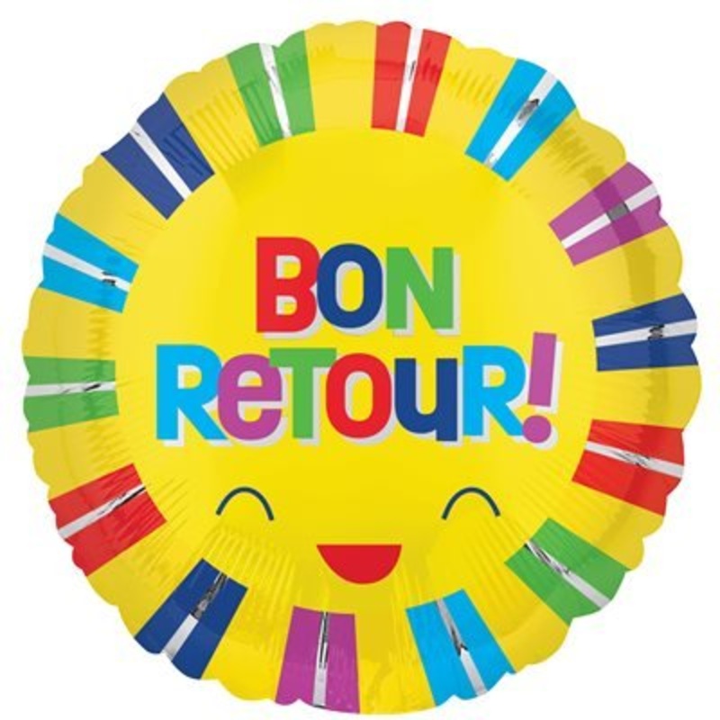 Ballon Mylar 18po - Bon retour