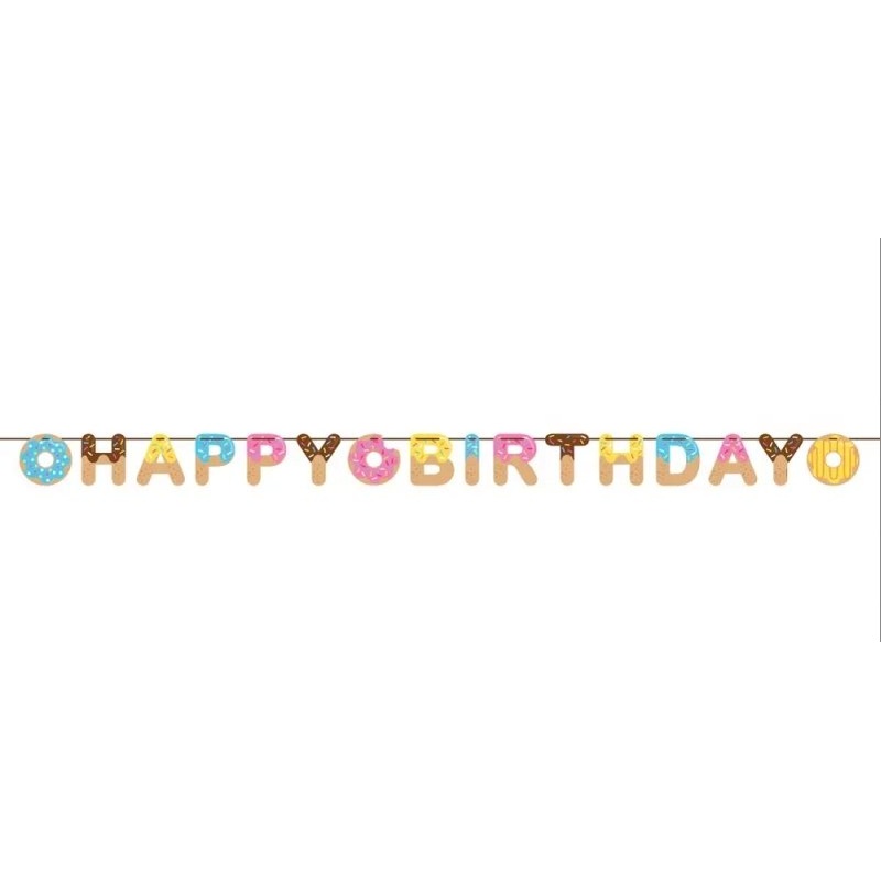 Bannire Happy Birthday - Beigne