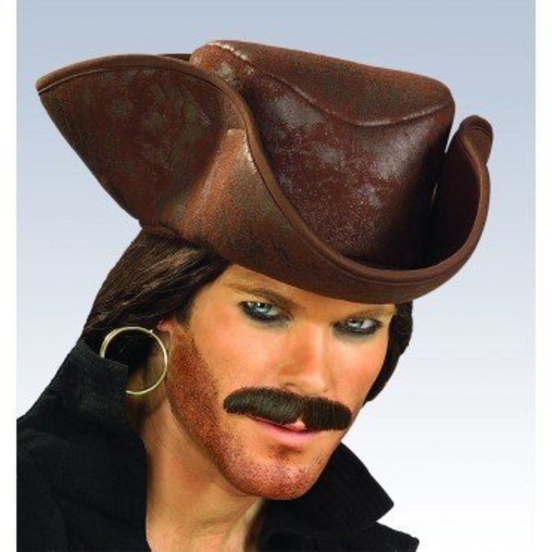Chapeau Adulte - Pirate Des Carabe Brun